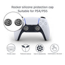 4pcs Silicone Controller Thumb Stick Grip Cap for PS5/PS4/Xbox One (Black) Newly