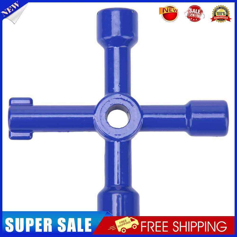Multi-function Universal Cross Key Wrench for Electric Control Cabinet Door