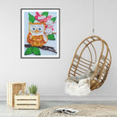 DIY Partial Special Shape Drill Diamond Painting Owl Mosaic Rhinestone Draw