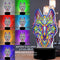 DIY Special Shaped Diamond Painting Wolf LED Light Cross Stitch Embroidery Lamp