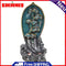 Carp Lotus Shape Ceramic Backflow Burner Incense Censer for Home Office Ornament