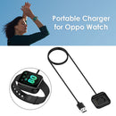 1m USB Charger Cable for OPPO Watch 41mm Smartwatch Charging Cord (Black) Newly