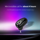 YX01 Mini Bluetooth-compatible Headset Hands Free In Ear Earphone with Mic