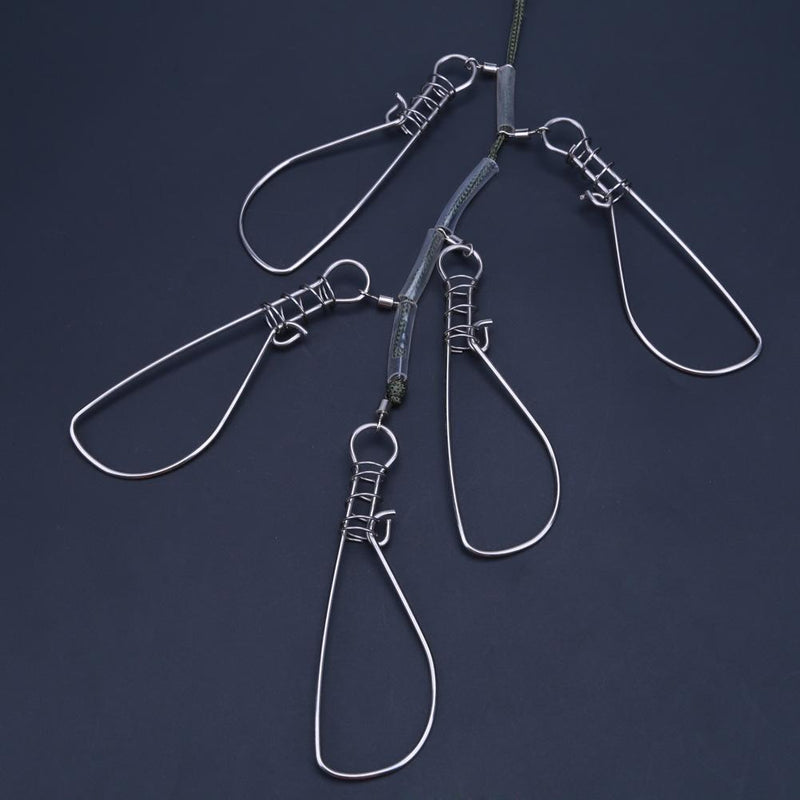 4.5 Feet Lock Buckle Stick Stainless Steel Fish Buckle Fish 5 Lock Bait Fishing A