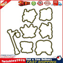 Hug Cat Silicone Stamp Metal Cutting Dies Paper Card for Photo Album (A) Newly