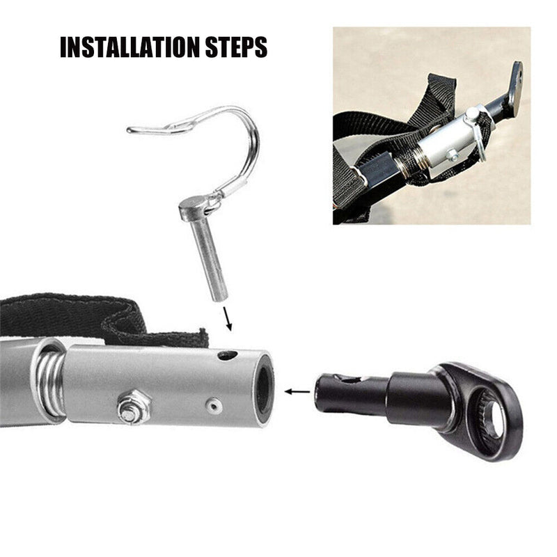 Baby Pet Hitch Connector Bike Trailer Steel Linker Bicycle Rear Rack Accessories