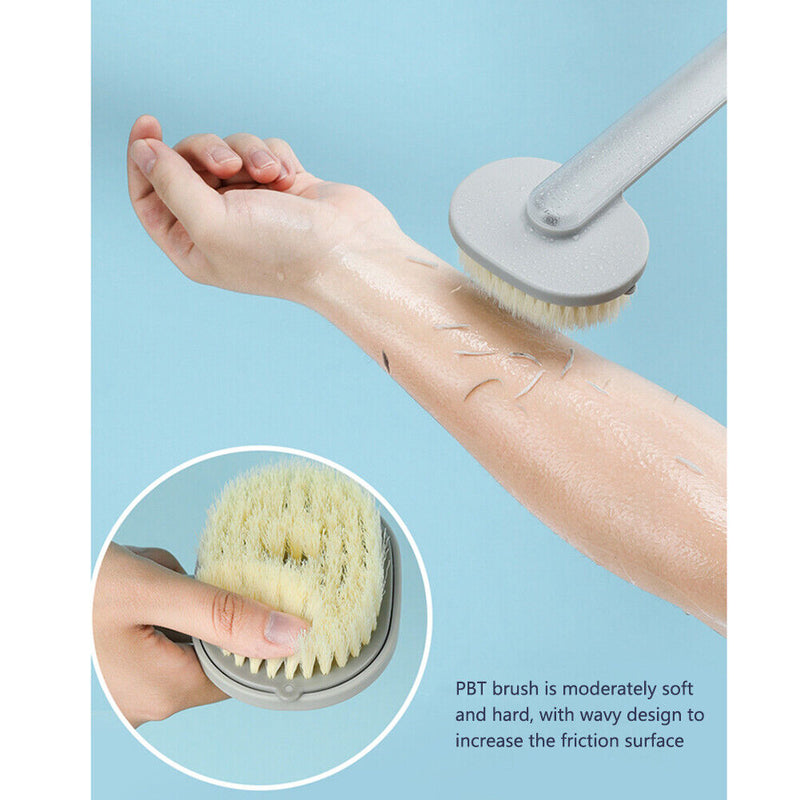 4pcs Bathroom Body Brushes Long Handle Skin Massager Cleaning Brush Multipu