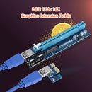PCI-E Graphics Card Riser 1X to 16X Extension Cable Adapter for GPU Mining