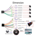Touch Screen Bluetooth Car Stereo Radio In-dash Audio Head Unit Car MP5 Player