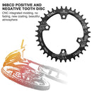 MTB Bike Chainring Bicycle Crankset Narrow Wide Chain 96BCD (Black 36T) Newly