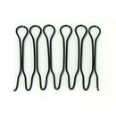 U-shaped Bun Hair Pin Clip Grips Brown Wavy Salon Hairpins Women Accessory A5R5