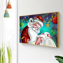 Santa Claus 50x40cm Oil Paint By Numbers Picture DIY Painting