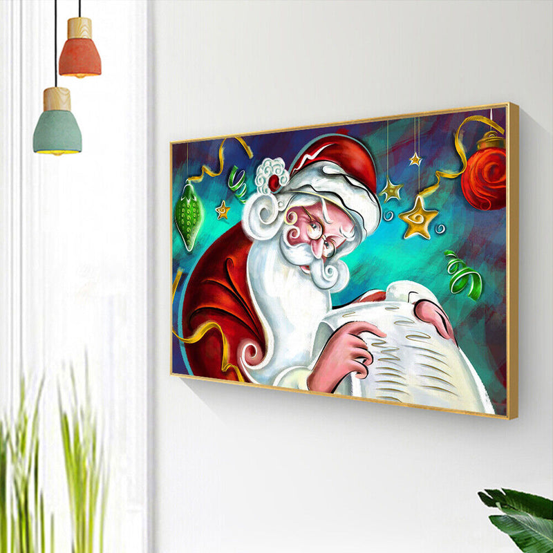 Santa Claus 50x40cm Oil Paint By Numbers Picture DIY Painting
