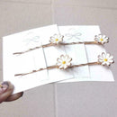Women Girls Daisy Flower Hairpins Hair Clip Headdress Wedding Bridal FAST B4Z2