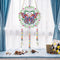 DIY Crystal Prism Teardrop Pendant Diamond Painting Kit Wind Chime (PFL01) Newly