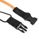 Elastic Kayak Canoe Paddle Leash Surfboard Surfing Safety Rope (Orange) Newly