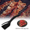 5pcs 2 in 1 Non Stick Grip Flip Fried Egg Toast Bread Pancake Spatul(Black)