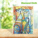 5D DIY Special Shaped Diamond Painting Cat Embroidery Mosaic Kit Home Wall Decor