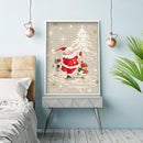 Full Cross Stitch Cotton Santa Claus 11CT Handiwork DIY Stamped Wall Craft Ki
