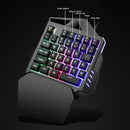G94 One Handed Gaming Keyboard 35 Keys Wired Membrane Gaming Keypad for PC