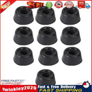 10pcs Pool Cue Tail Protective Sleeve Billiard Rubber Bottom Support Pad Newly