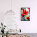 Diamond Painting 5D Full Square Drill Mosaic DIY Red Flower Kit for Bedroom