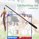 Cat Wand Toys - Durable Pole with High Strength & Toughness Ideal Toys for Pets