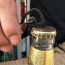 1Pc Stainless Steel Bottle Opener Cap Lifter Screwdriver Card Tool(Black) Newly