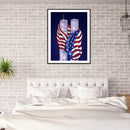 5D Diamond Painting Flag Twin Towers Full Round Drill DIY Wall Home Decoration