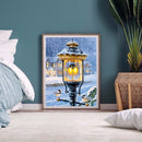 Roadside Street Lamp 5D DIY Diamond Painting Kits Full Round Drill Wall Decor