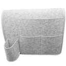 Felt Bed Pocket Water Bottle Storage Container TV Remote Control Hanging Hold