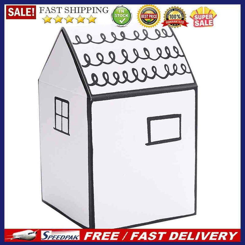House Shape Candy Box Kids Birthday Gift Favor Box Party Decoration Supplies