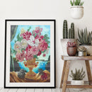 DIY Diamond Painting Flower Special Shape Crystal Drawing Home Decor (V036)