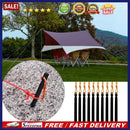 10pcs Tent Peg Aluminum Alloy Ground Nail Heavy Duty Portable for Camping Hiking
