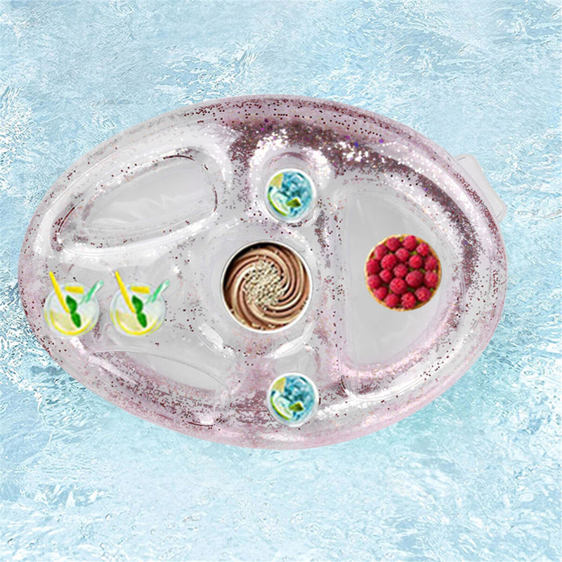 Party Decoration Bar Coasters Swimming Pool Accessory for Spa (Transparent)