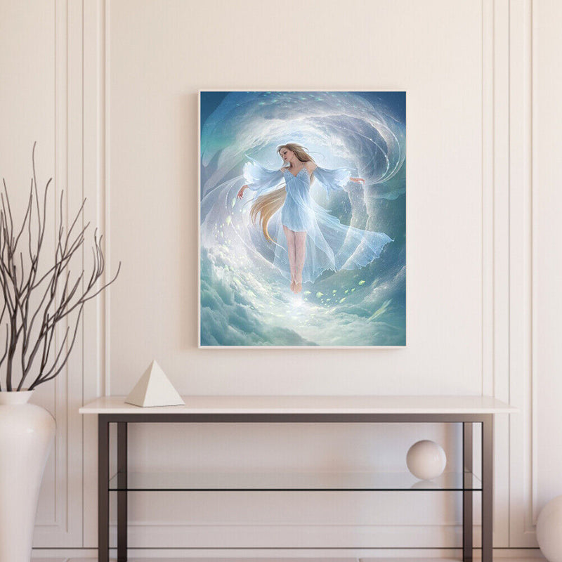Angel Girl Oil Paint By Numbers DIY Canvas Wall Picture Craft Home Decoration