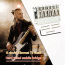 #A 6-string 78mm Guitar Bridge Kits Guitar Bridge Tailpiece Bridge System for ST