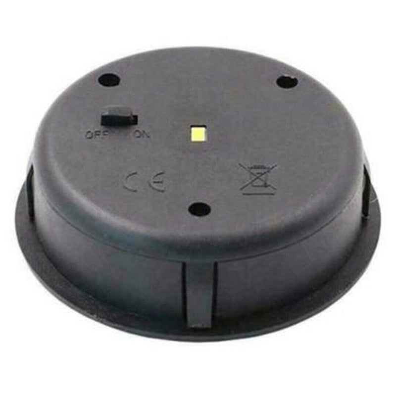 white LED Solar Powered Replacement Round LED Light Box Garden Outdoor Lighting