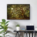 DIY Full Round Drill Diamond Drawing Tree Forest Landscape Painting Kit Newly