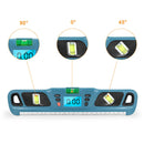 Digital Magnetic Base Level Slope Inclinometer Electric Angle Finder (Blue)