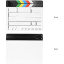 Acrylic Action Slate Clap TV Film Movie Director's Clapboard Clapperboard