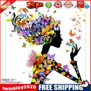 Butterfly Beauty Lady 5D Drill Diamond DIY Painting Craft Home Decor A