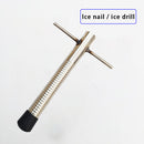 Ice Fishing Auger Drill Tent Pegs Fixed Winter Fishing Rod Holder Drill (1)