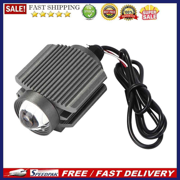 Motorcycle LED Waterproof Headlight Universal Dual Light Color Spotlight