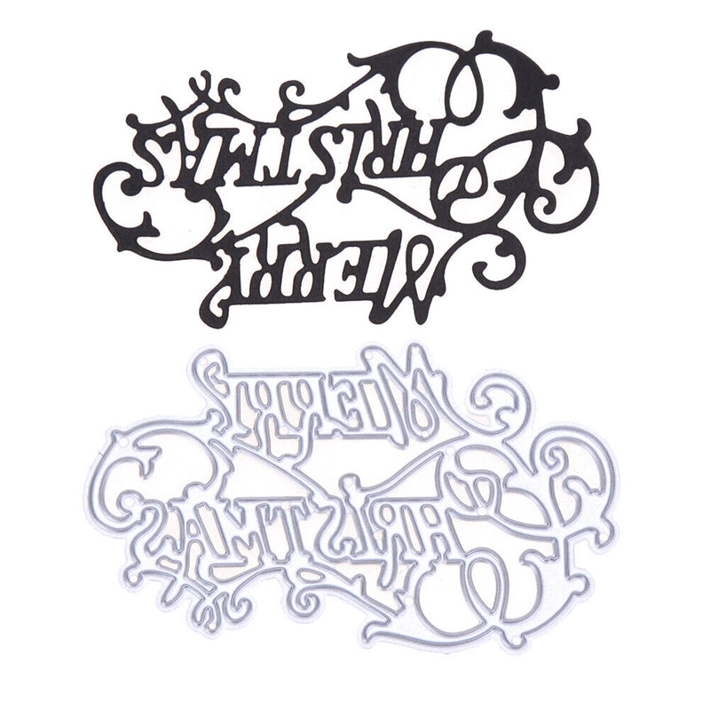 Letter Punch Stencils Alphabet Metal Shape Print Stencil for DIY Scrapbook