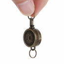 Anti-Lost Clip Metal Stationery Retractable Badge Holder Key Ring Lanyards