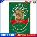 Weatherproof Retro Animal Sign Iron Painting Wall Drawing Template (Deer)