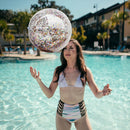 Transparent Inflatable Sequins Ball Water Play Photograph Props (Colorful)
