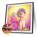 5D DIY Part Special Shaped Drill Diamond Painting Girl