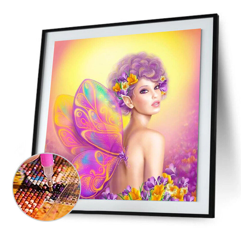 5D DIY Part Special Shaped Drill Diamond Painting Girl